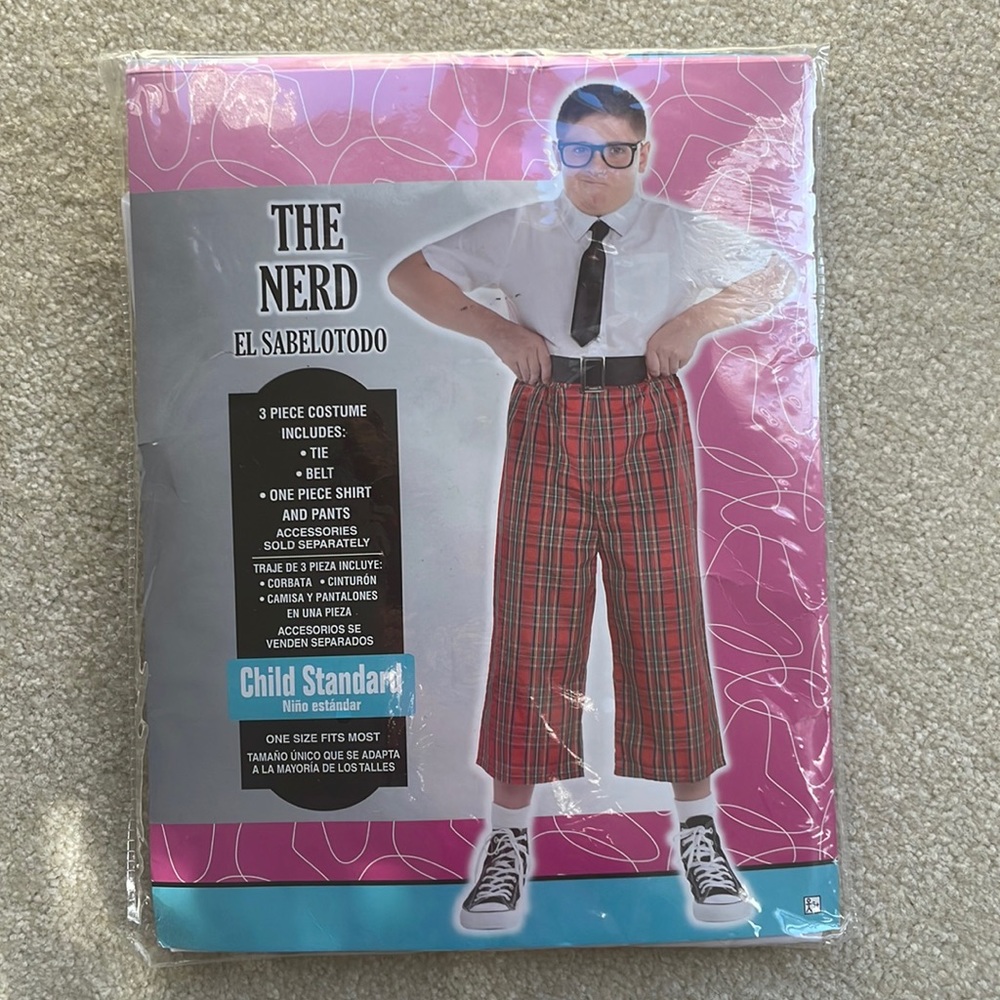 Child The Nerd Costume